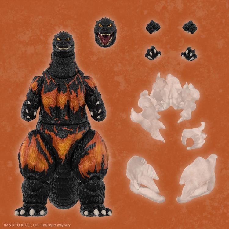 Godzilla vs. Destroyah ULTIMATES! Burning Godzilla 1995 Action Figure Gallery Image 6
