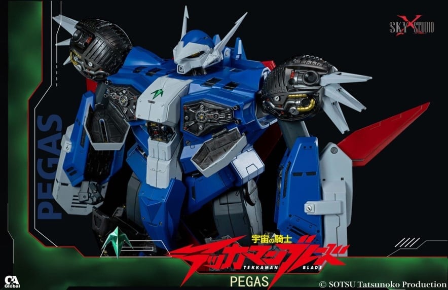 Space Knight Tekkaman Blade SX-03 Pegas Diecast Action Figure