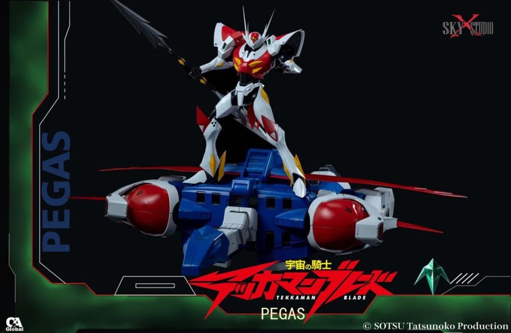 Space Knight Tekkaman Blade SX-03 Pegas Diecast Action Figure