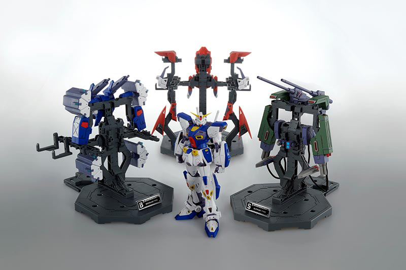Mobile Suit Gundam F90 MG F90 Gundam F90 Mission Pack Hanger Exclusive 1/100 Scale Model Kit Gallery Image 7