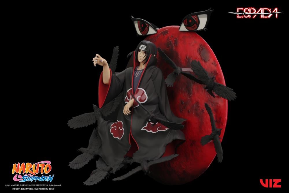 Naruto: Shippuden Itachi Uchiha 1/8 Scale Limited Edition Wall Statue Gallery Image 9
