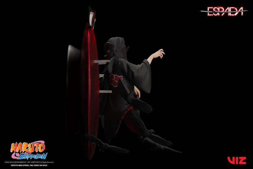 Naruto: Shippuden Itachi Uchiha 1/8 Scale Limited Edition Wall Statue Gallery Image 7