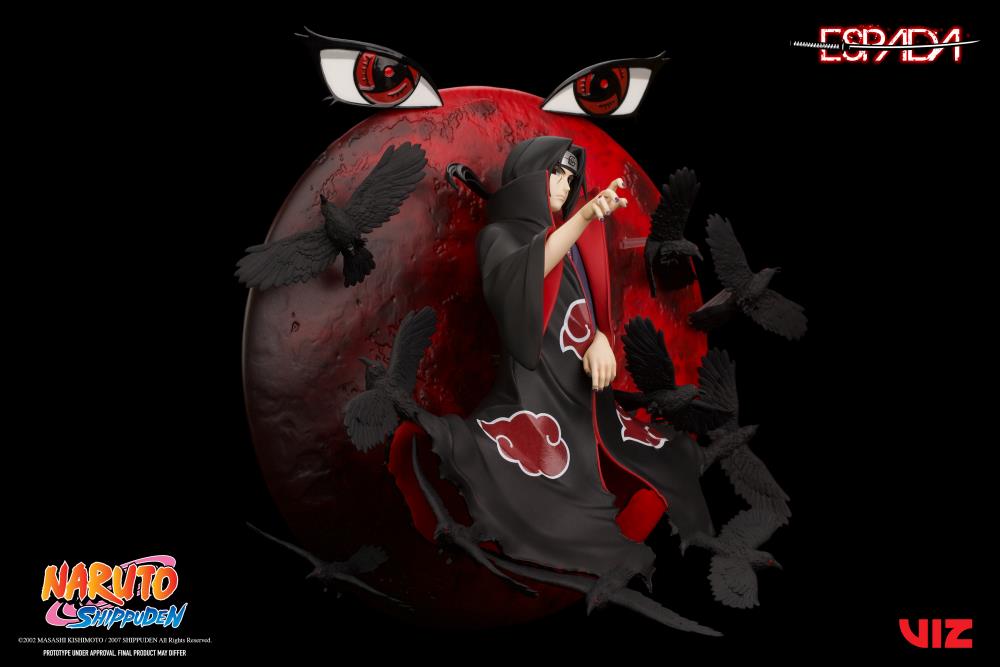 Naruto: Shippuden Itachi Uchiha 1/8 Scale Limited Edition Wall Statue Gallery Image 6