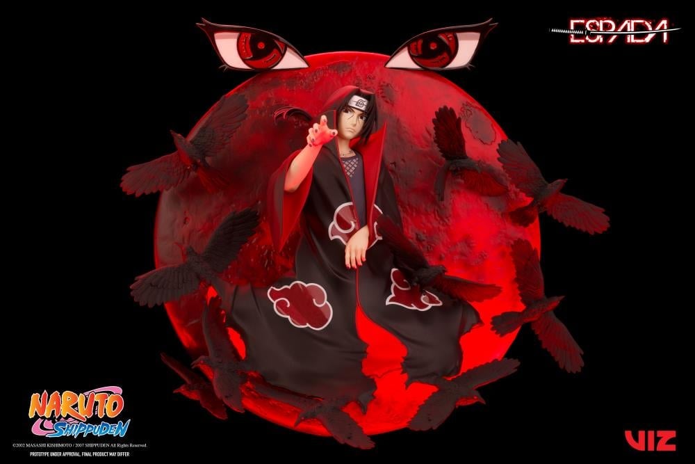 Naruto: Shippuden Itachi Uchiha 1/8 Scale Limited Edition Wall Statue Gallery Image 4