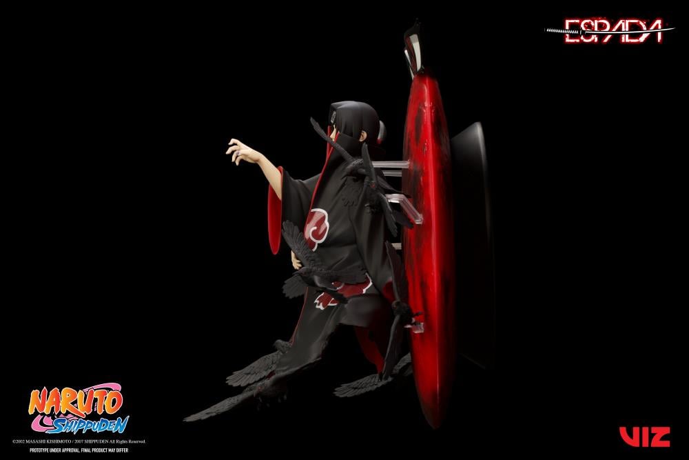Naruto: Shippuden Itachi Uchiha 1/8 Scale Limited Edition Wall Statue Gallery Image 8