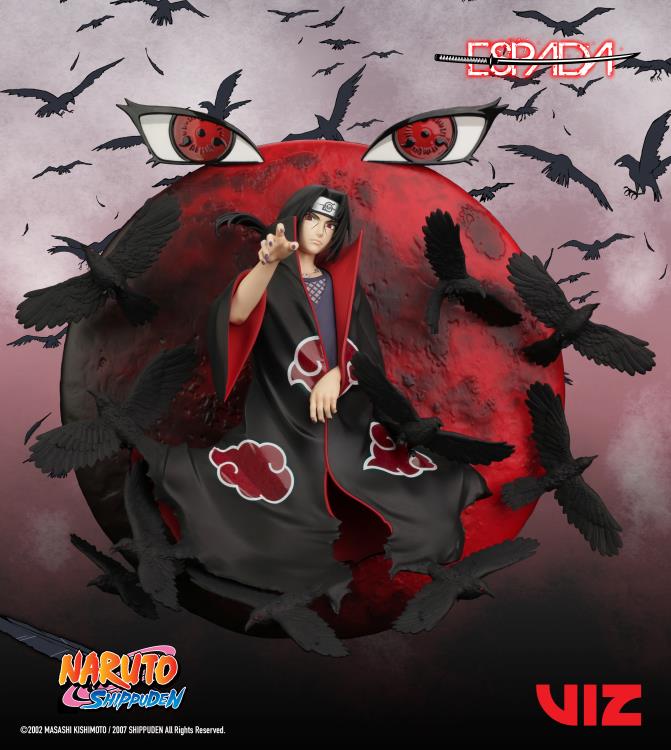 Naruto: Shippuden Itachi Uchiha 1/8 Scale Limited Edition Wall Statue Gallery Image 3