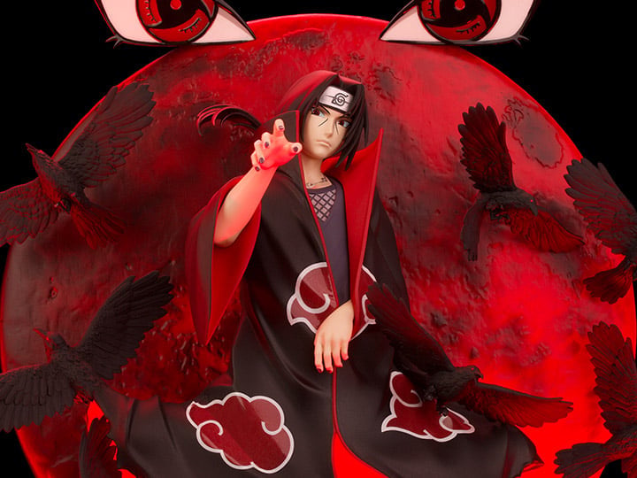 Naruto: Shippuden Itachi Uchiha 1/8 Scale Limited Edition Wall Statue Gallery Image 1