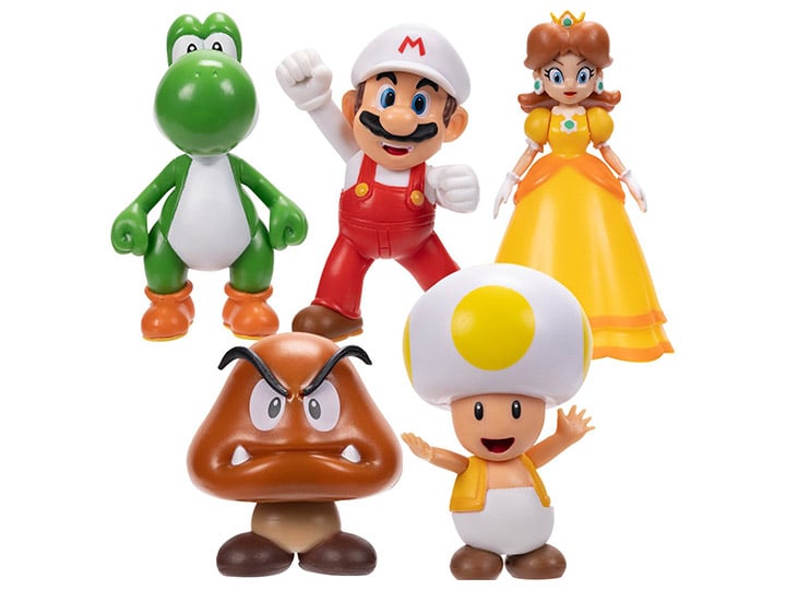 World of Nintendo 2.5-Inch Scale Wave 34 Set of 5 Limited Articulation Figures Gallery Image 1