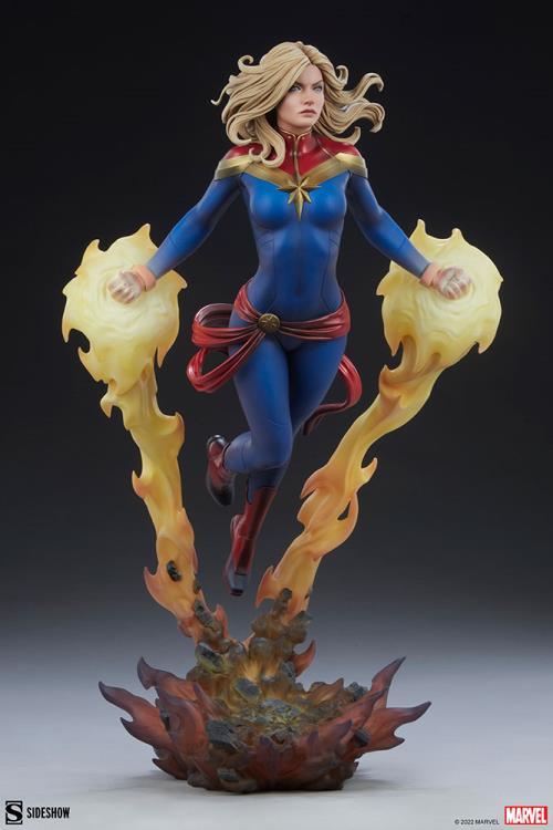 Marvel Premium Format Captain Marvel Statue Gallery Image 8