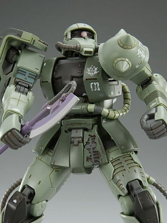 Mobile Suit Gundam: Cucuruz Doan's Island HGUC Zaku II (Cucuruz Doan’s Island Ver.) 1/144 Scale Exclusive Model Kit Gallery Image 2
