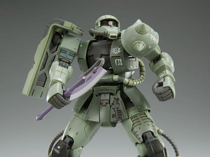 Mobile Suit Gundam: Cucuruz Doan's Island HGUC Zaku II (Cucuruz Doan’s Island Ver.) 1/144 Scale Exclusive Model Kit Gallery Image 1