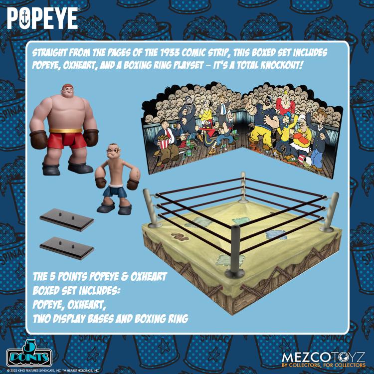 Popeye Classic Comic Strip 5 Points Popeye & Oxheart Boxed Set Gallery Image 12