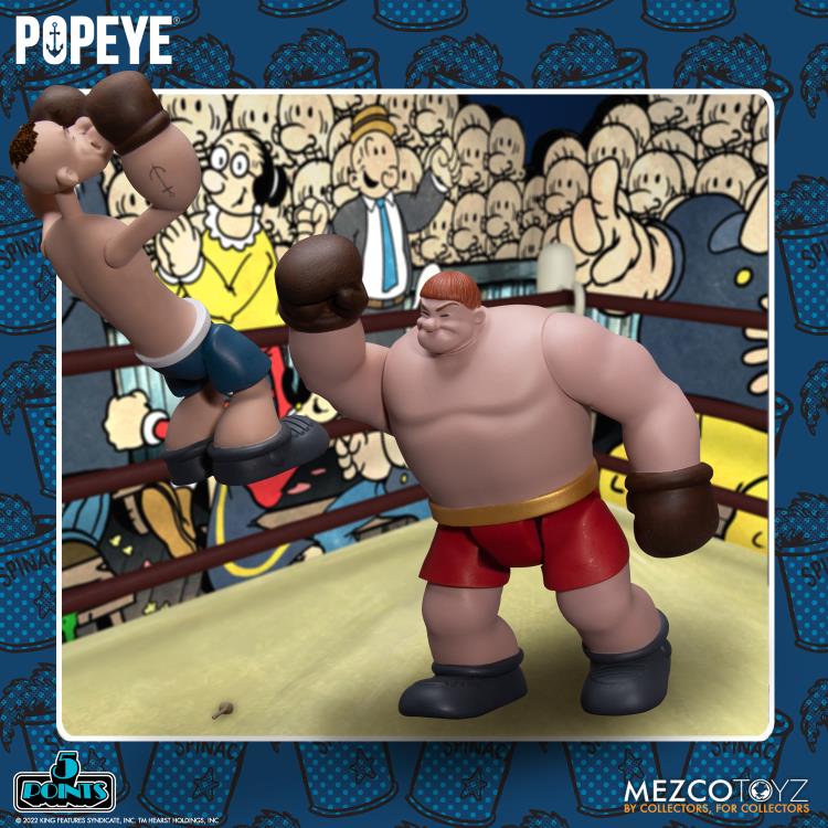 Popeye Classic Comic Strip 5 Points Popeye & Oxheart Boxed Set Gallery Image 6