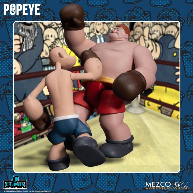 Popeye Classic Comic Strip 5 Points Popeye & Oxheart Boxed Set Gallery Image 8
