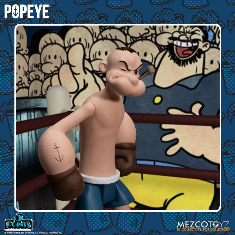 Popeye Classic Comic Strip 5 Points Popeye & Oxheart Boxed Set Gallery Image 7