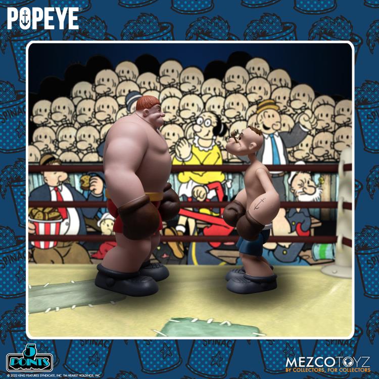 Popeye Classic Comic Strip 5 Points Popeye & Oxheart Boxed Set Gallery Image 5