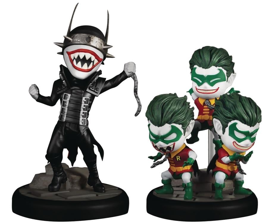 Dark Nights: Metal Mini Egg Attack MEA-030 The Batman Who Laughs & Robins PX Previews Exclusive Figure Set Gallery Image 5