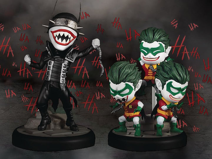 Dark Nights: Metal Mini Egg Attack MEA-030 The Batman Who Laughs & Robins PX Previews Exclusive Figure Set Gallery Image 1