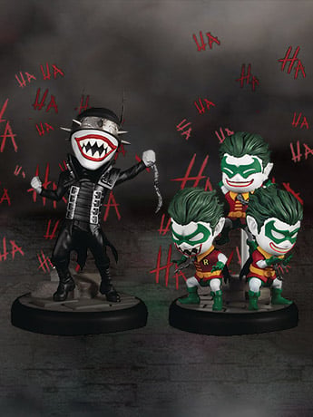 Dark Nights: Metal Mini Egg Attack MEA-030 The Batman Who Laughs & Robins PX Previews Exclusive Figure Set Gallery Image 2