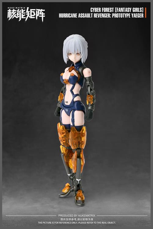 Cyber Forest Fantasy Girls Hurricane Assault Revenger (Prototype Yaeger) Model Kit Gallery Image 9