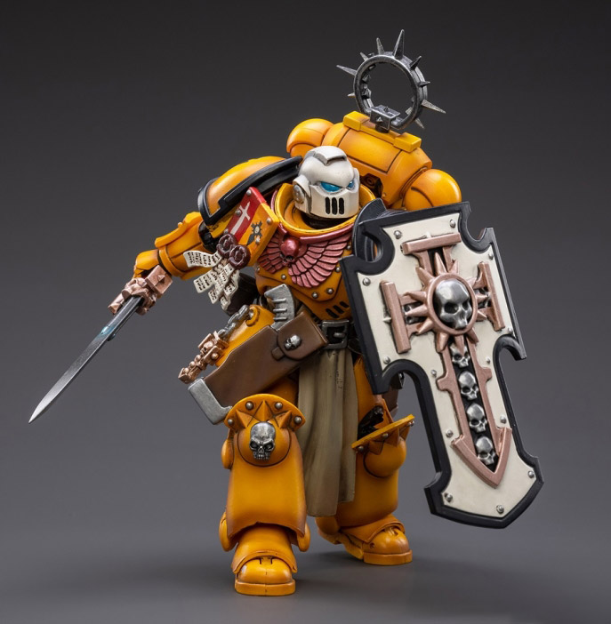 Warhammer 40K Primaris Space Marines Imperial Fists Bladeguard Veteran 1/18 Scale Figure Gallery Image 8