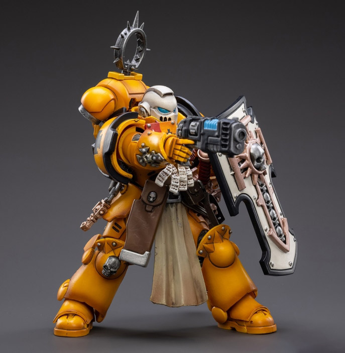 Warhammer 40K Primaris Space Marines Imperial Fists Bladeguard Veteran 1/18 Scale Figure Gallery Image 7