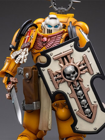 Warhammer 40K Primaris Space Marines Imperial Fists Bladeguard Veteran 1/18 Scale Figure Gallery Image 2