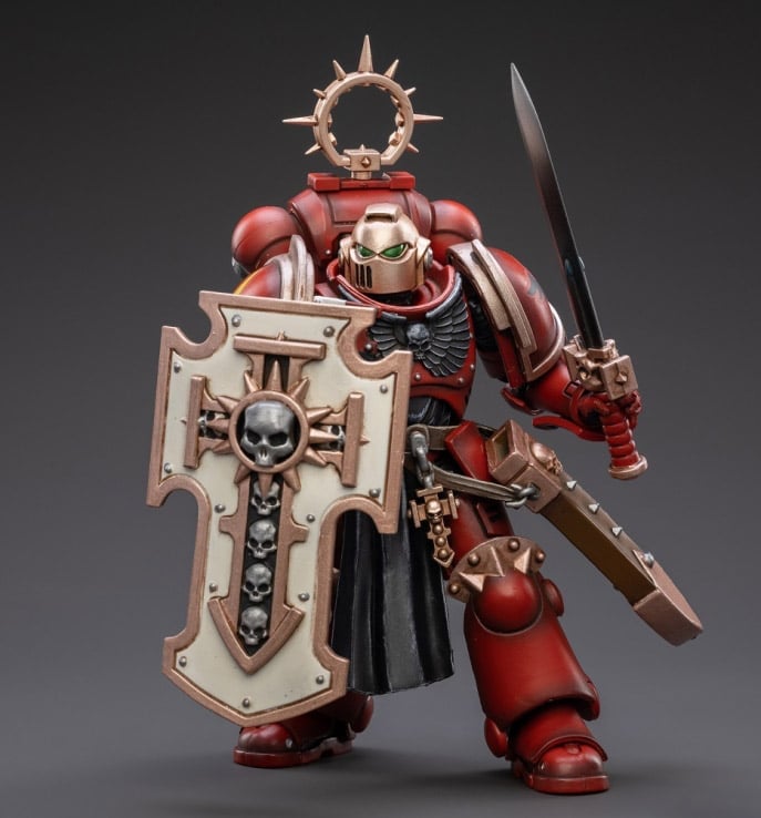Warhammer 40K Primaris Space Marines Blood Angels Bladeguard Veteran 1/18 Scale Figure Gallery Image 6