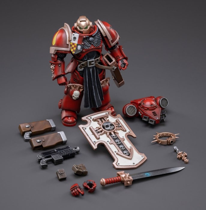 Warhammer 40K Primaris Space Marines Blood Angels Bladeguard Veteran 1/18 Scale Figure Gallery Image 9
