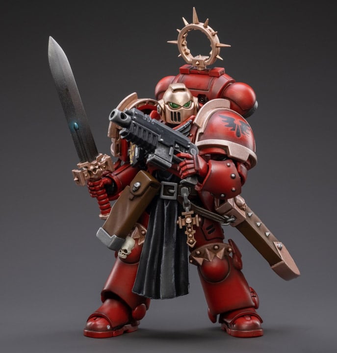 Warhammer 40K Primaris Space Marines Blood Angels Bladeguard Veteran 1/18 Scale Figure Gallery Image 5