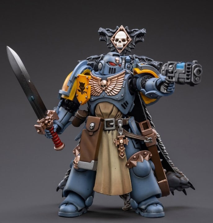 Warhammer 40K Primaris Space Marines Space Wolves Bladeguard Veteran 1/18 Scale Figure Gallery Image 8