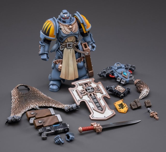 Warhammer 40K Primaris Space Marines Space Wolves Bladeguard Veteran 1/18 Scale Figure Gallery Image 10