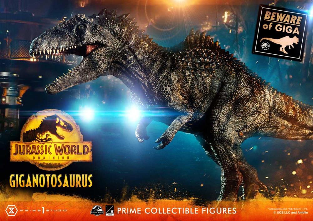 Jurassic World: Dominion Prime Collectible Figures Giganotosaurus 1/38 Scale Statue Gallery Image 31
