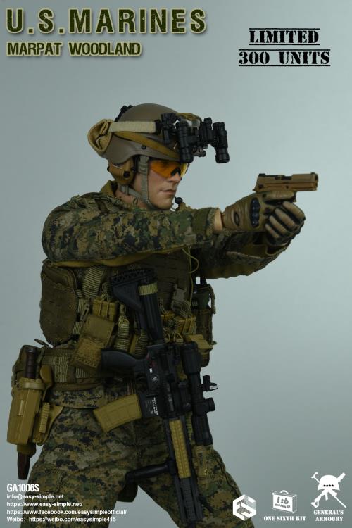 General's Armoury U.S. Marines MARPAT Woodland 1/6 Scale Limited