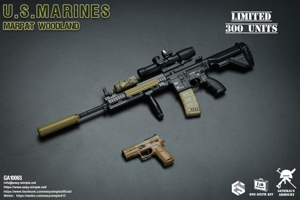 General's Armoury U.S. Marines MARPAT Woodland 1/6 Scale Limited