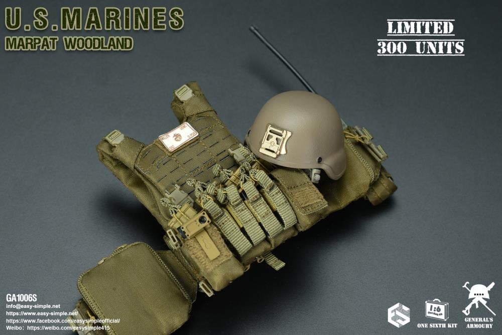 General's Armoury U.S. Marines MARPAT Woodland 1/6 Scale Limited