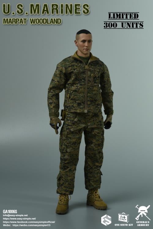US Marines MARPAT Woodland 1/6 フィギュア General's Armoury U.S. Marines MARPAT Woodland 1/6 Scale Limited