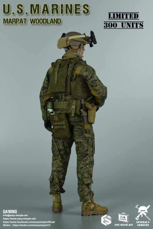 General's Armoury U.S. Marines MARPAT Woodland 1/6 Scale Limited