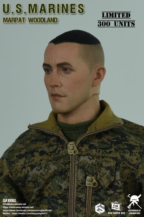 General's Armoury U.S. Marines MARPAT Woodland 1/6 Scale Limited