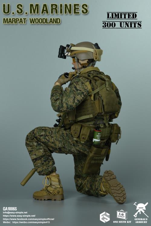 General's Armoury U.S. Marines MARPAT Woodland 1/6 Scale Limited