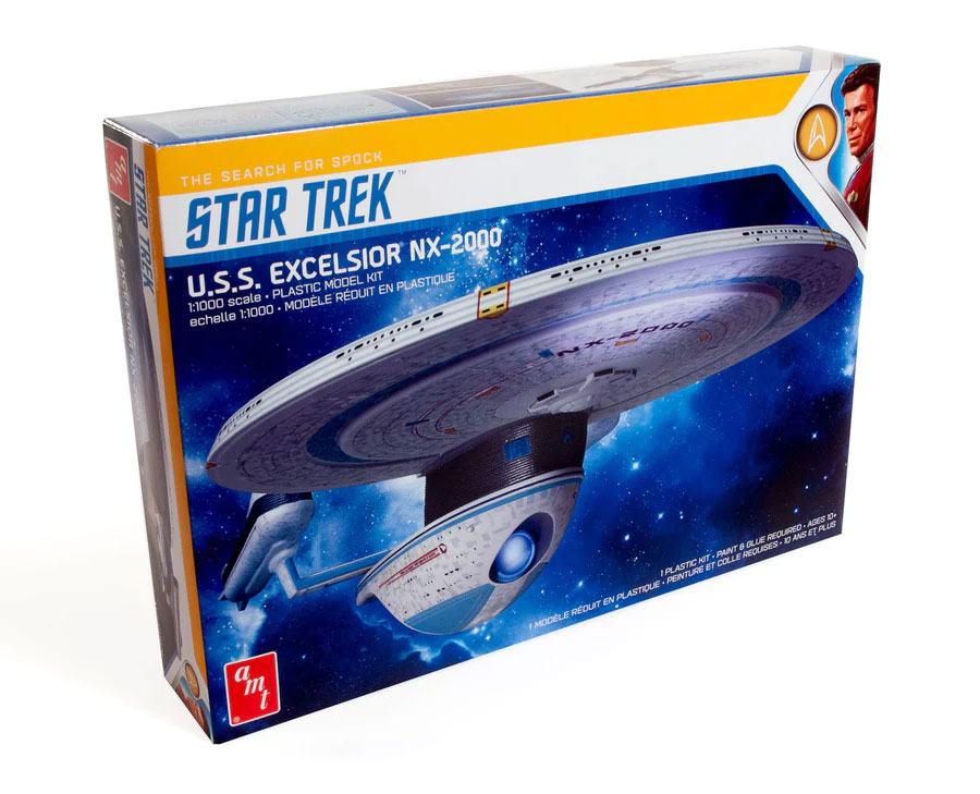 Star Trek III The Search for Spock U.S.S. Excelsior 1/1000 Scale Model Kit Gallery Image 3