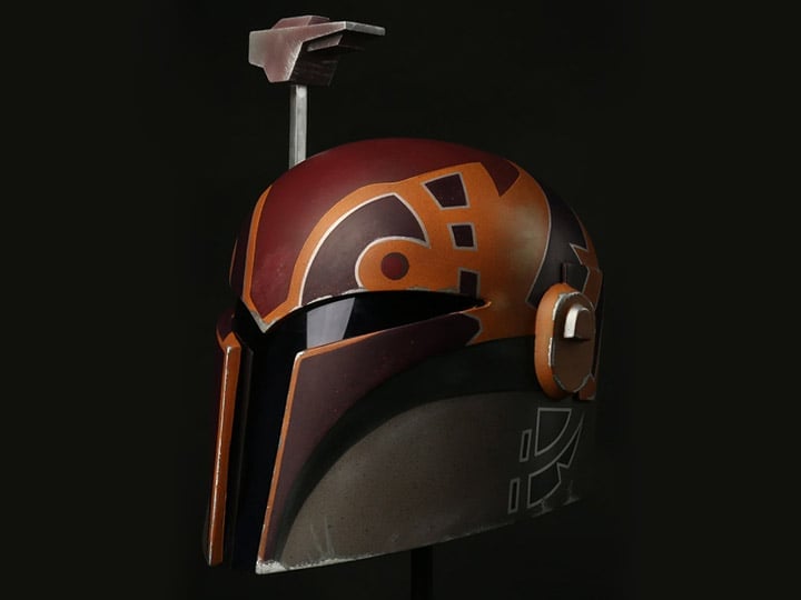 Star Wars Rebels Sabine Wren (Season 2) 1:1 Scale Wearable Helmet Gallery Image 1