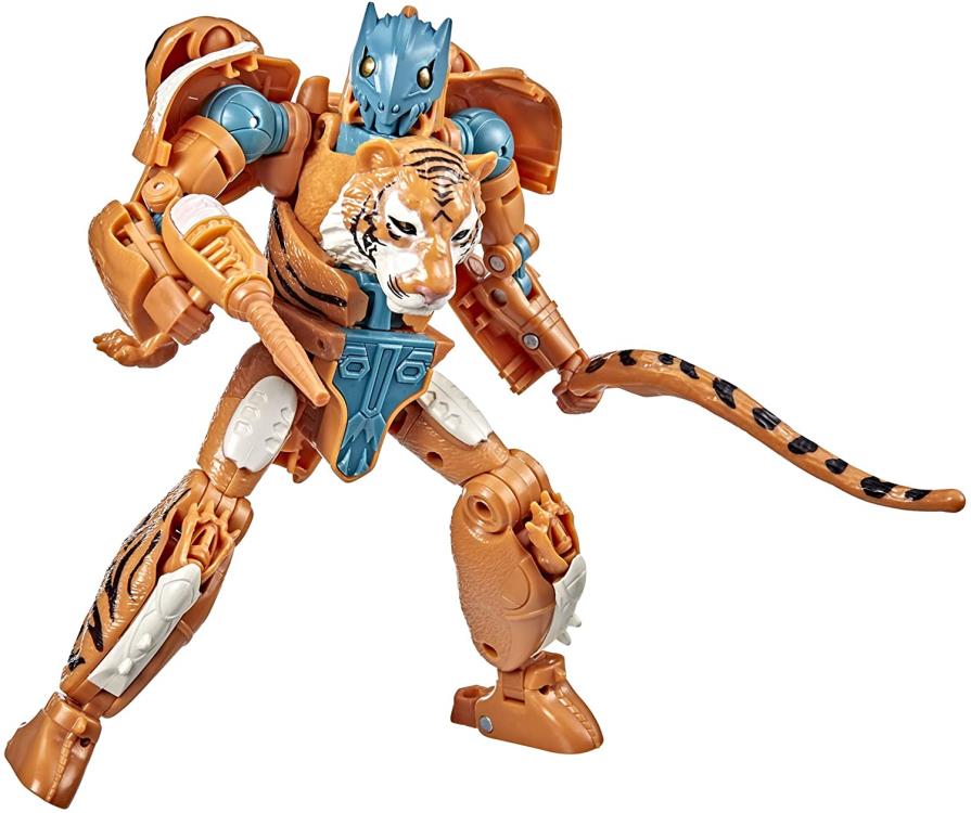 Transformers War for Cybertron: Kingdom Golden Disk Collection Voyager Mutant Tigatron Exclusive Gallery Image 9