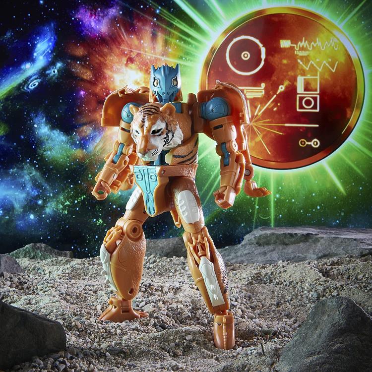 Transformers War for Cybertron: Kingdom Golden Disk Collection Voyager Mutant Tigatron Exclusive Gallery Image 3