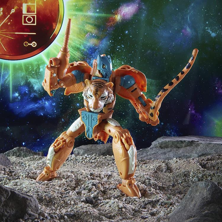 Transformers War for Cybertron: Kingdom Golden Disk Collection Voyager Mutant Tigatron Exclusive Gallery Image 4
