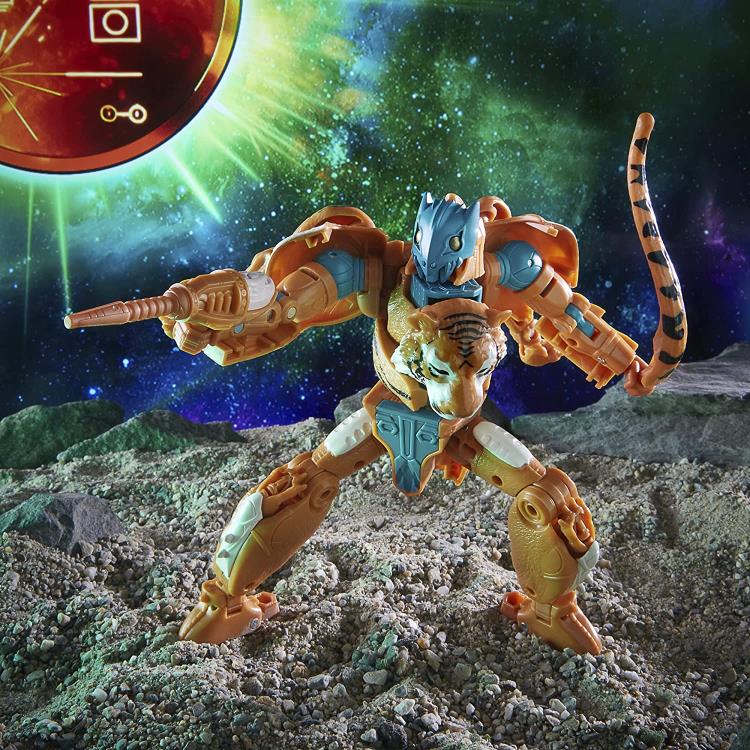 Transformers War for Cybertron: Kingdom Golden Disk Collection Voyager Mutant Tigatron Exclusive Gallery Image 5
