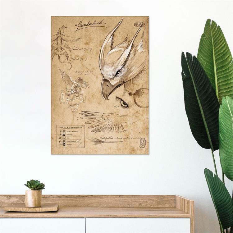 Fantastic Beasts And Where To Find Them Thunderbird Sketchbook MightyPrint Wall Art Gallery Image 5