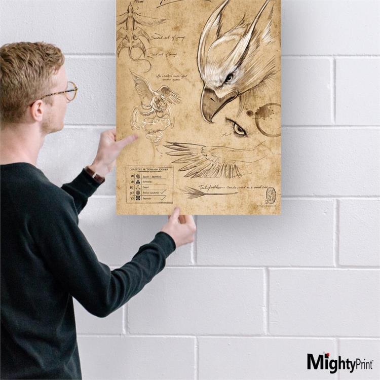 Fantastic Beasts And Where To Find Them Thunderbird Sketchbook MightyPrint Wall Art Gallery Image 4