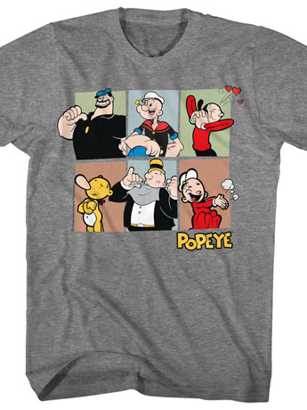 Popeye Character T-Shirt Gallery Image 2