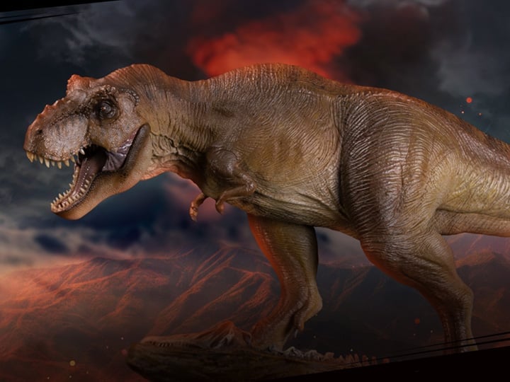 Jurassic Series 5th Anniversary Tyrannosaurus Rex Hunting Guru 1/35 Scale Figure Gallery Image 1
